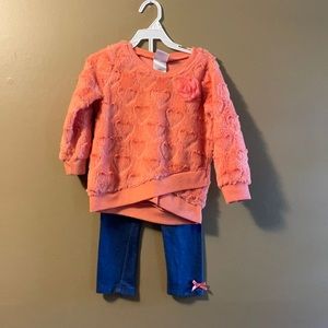Girls sweater set 3t